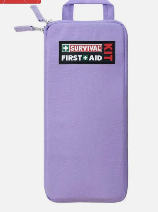 SURVIVAL Slimline First Aid Kit in purple