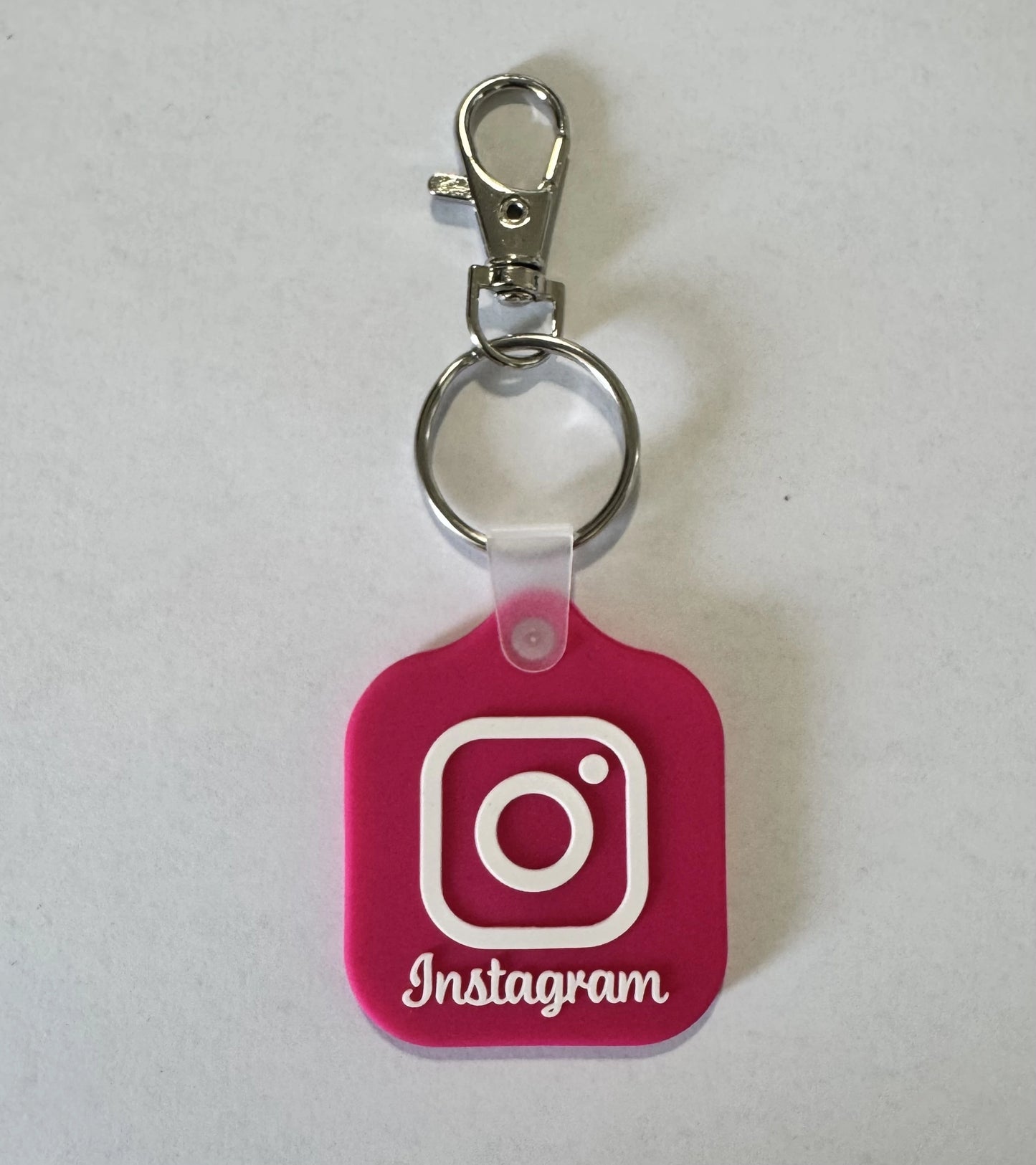 Socials NFC Silicone Key ring with your social's