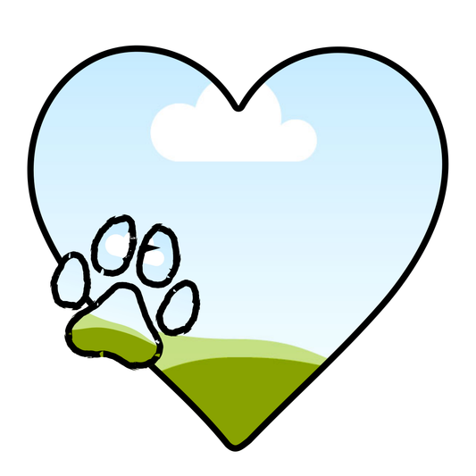 Canva template Heart and dog paw