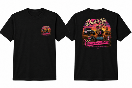 Breast Cancer Awareness Tee, back print detail