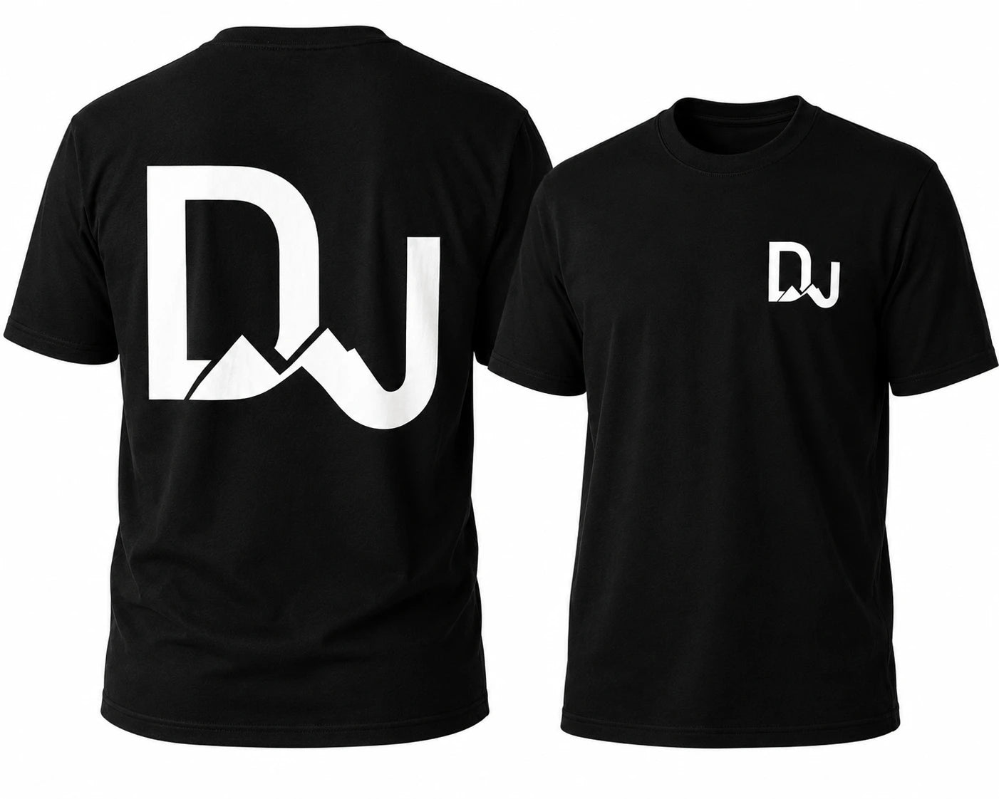 Dust'd Up Co Mountain tee, DTF printed in Australia