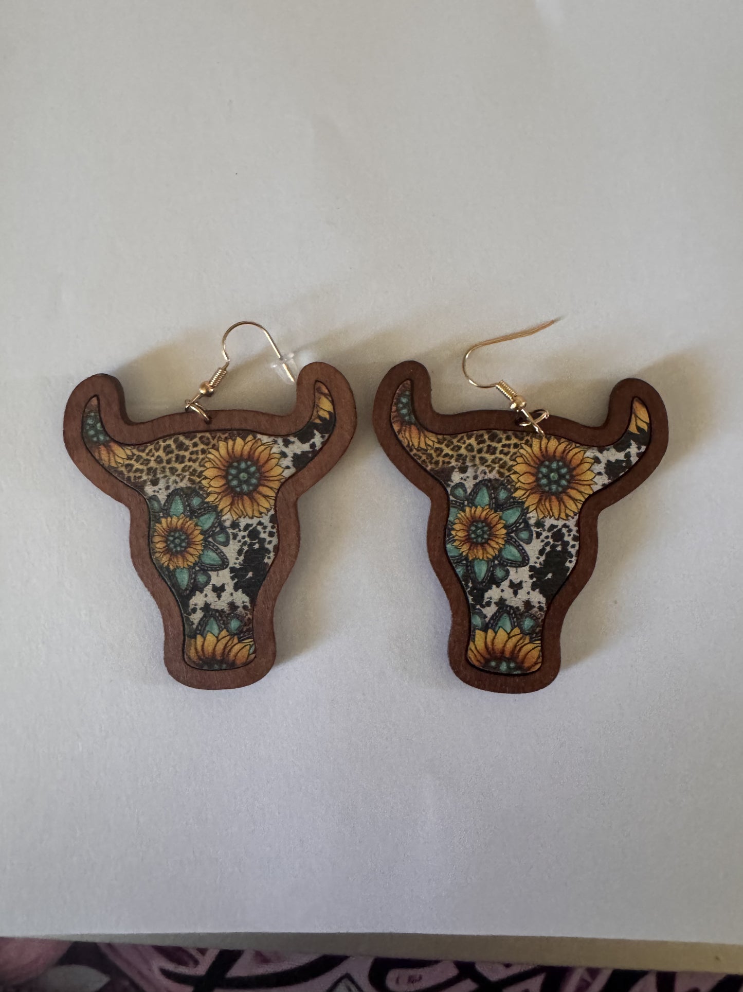 Bull Head Earrings