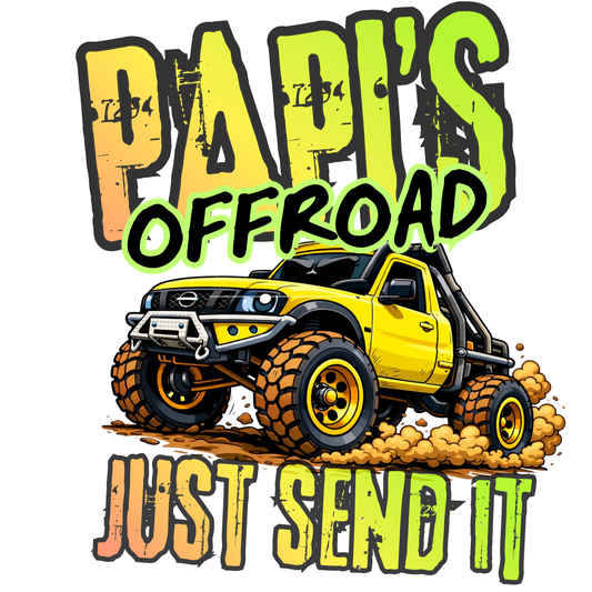 Papi's Offroad shirt, new design print