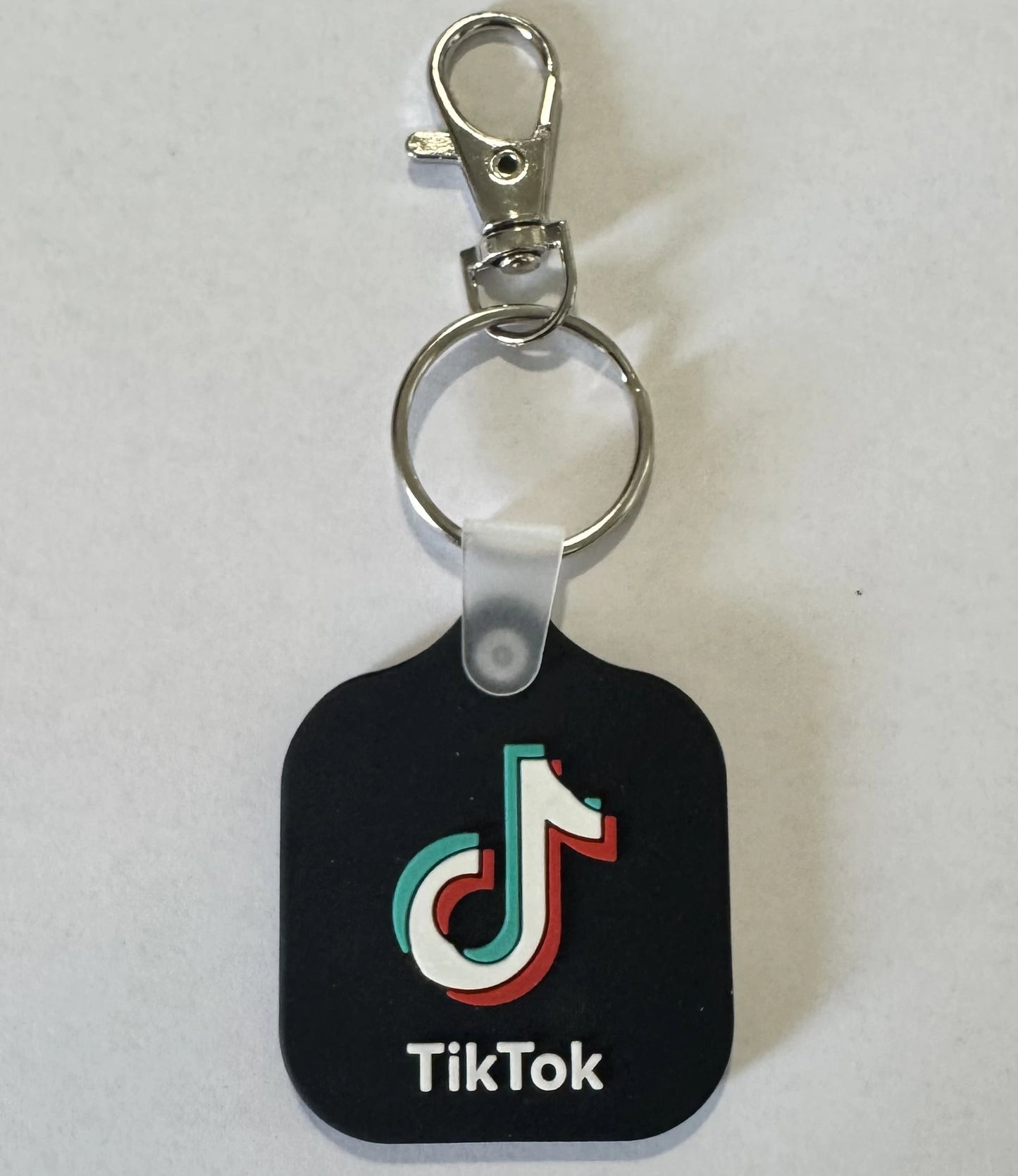 Socials NFC  Silicone Key ring with your social's